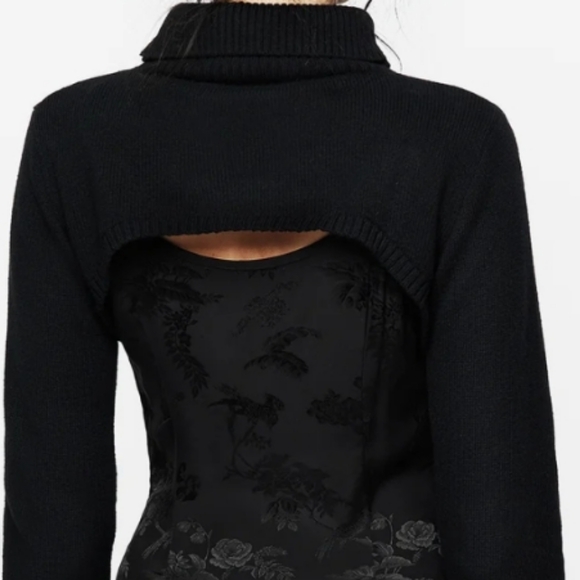 Disturbia Amalthea Extreme Crop Sweater - Picture 3 of 3